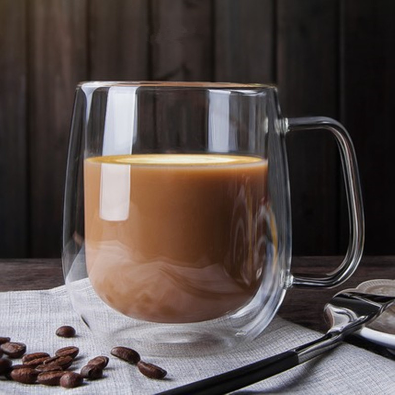 Lemon Tea Coffee - 二重壁ガラスカップ80-650ml,お茶,ビール,コーヒー,ミルク,レモンジュース,ギフト,創造性を提供