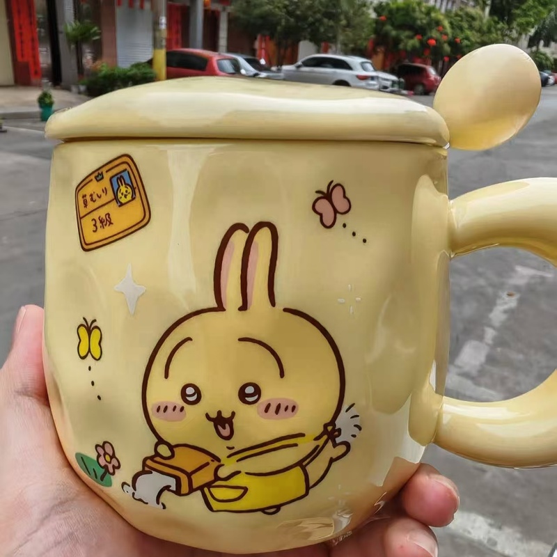 Coffee To Tea Meaning - ちいかわうさぎセラミックマグカップ 親友、ガールフレンド、ボーイフレンド、姉妹への誕生日プレゼント 意味深い素敵な贈り物 コーヒーティーカップ