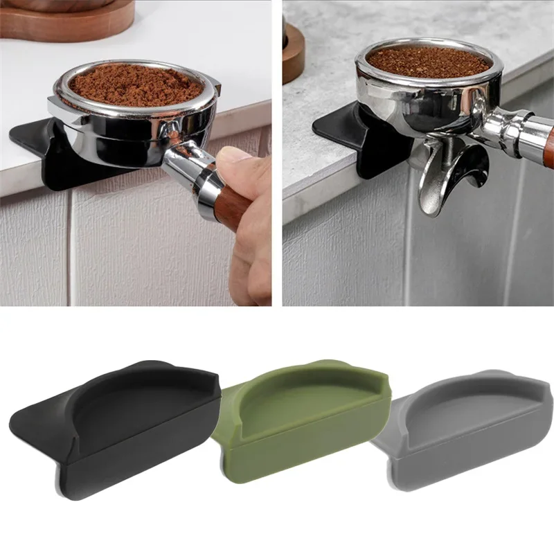 Coffee Tea Making Machine - 1PC コーヒータンパーマット食品グレードのシリコーンパッドコーヒーマシンハンドルバーコーナーパッドプレスパウダークロスパウダー補助マット