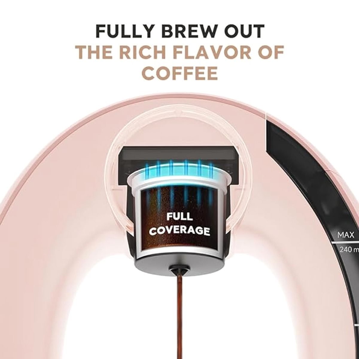 Coffee Tea Uk - A25U 2 in 1 コーヒーメーカー パーソナルワンカップコーヒーメーカー/ティーブリューワー