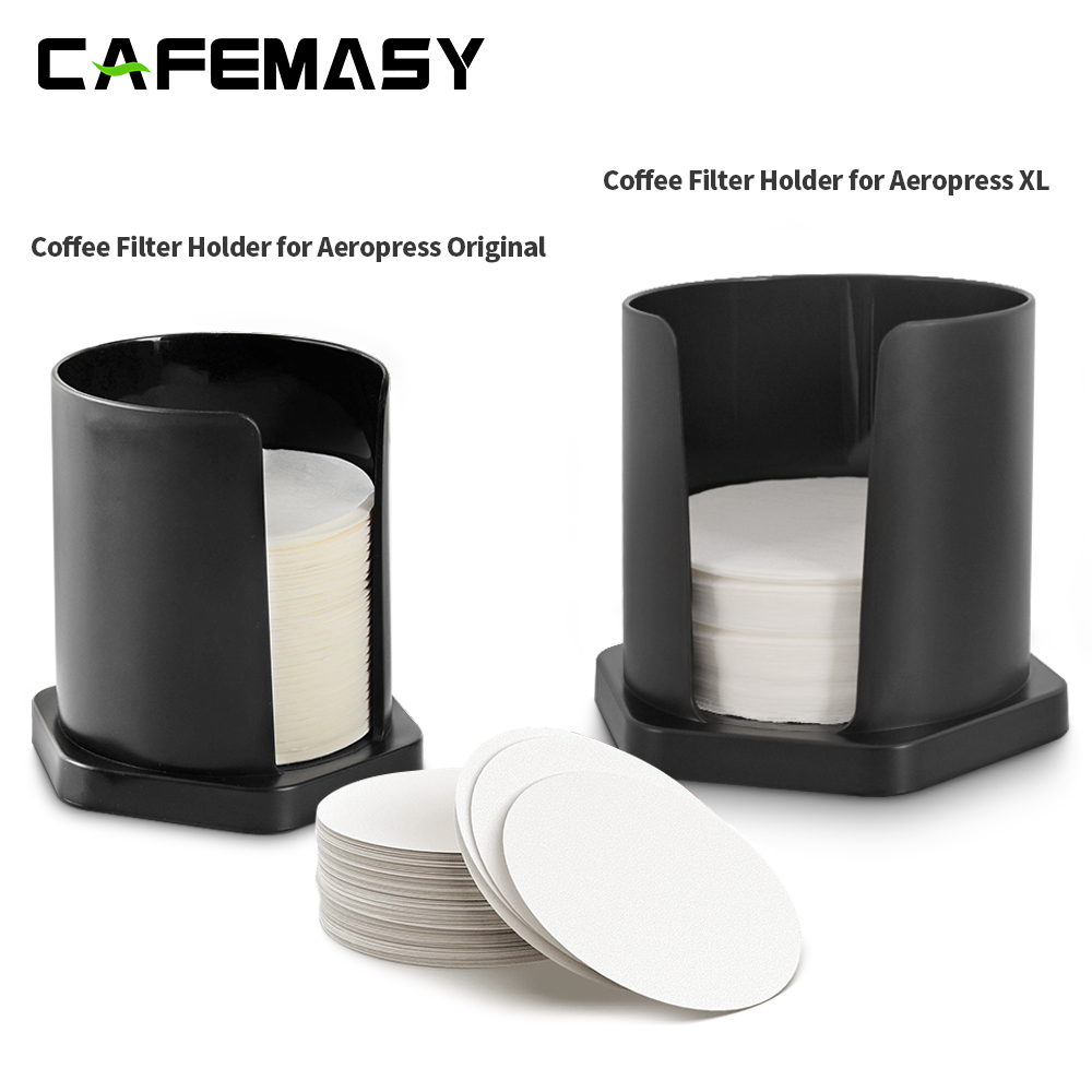 Aeropress Coffee Maker - Aeroopress用の実用的なコーヒーフィルターペーパーホルダー、交換用フィルター、エスプレッソコーヒーメーカー、371個