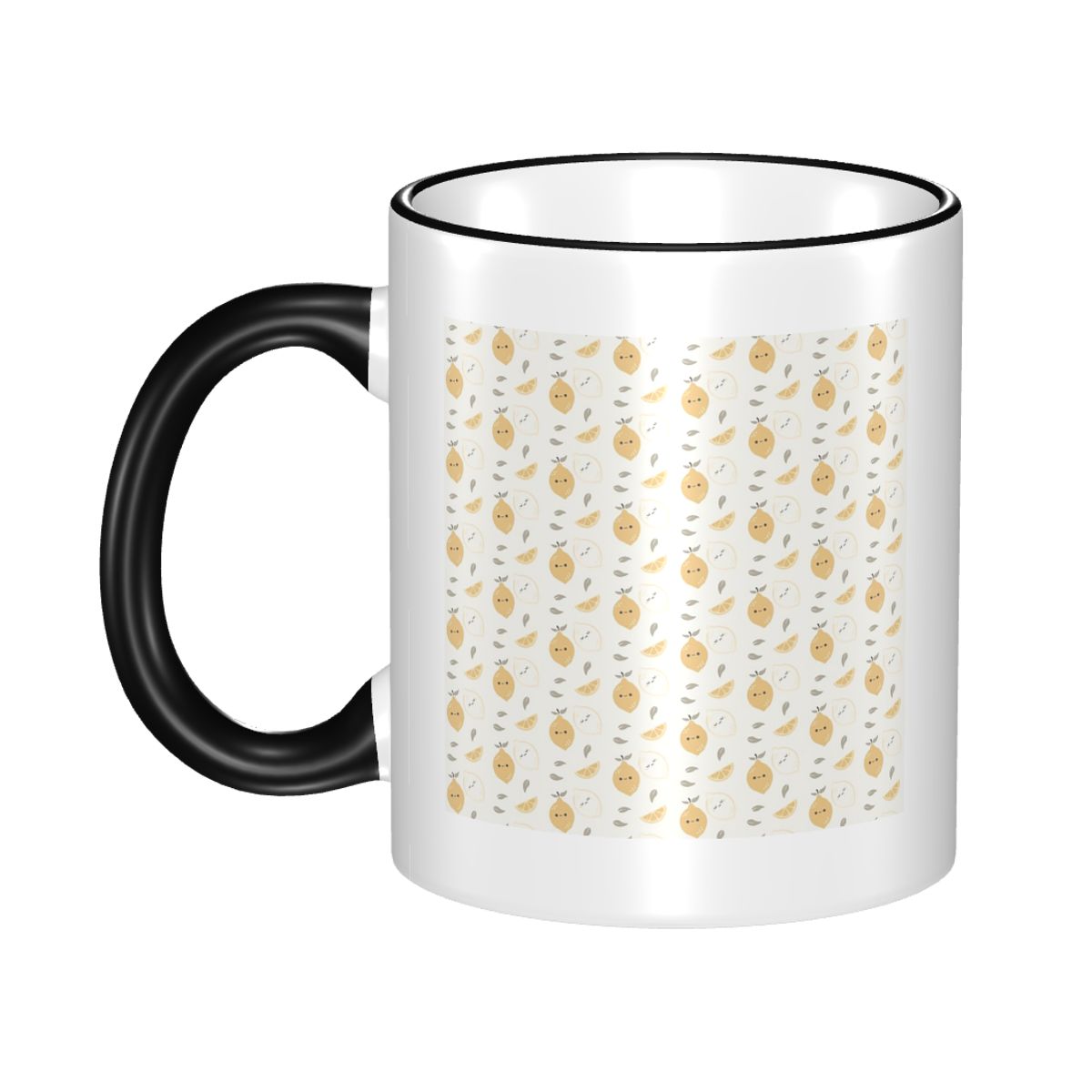 Lemon Tea Coffee - かわいいレモン柄マグカップ 面白いセラミックコーヒーカップ ティーカップ ミルクカップ ドリンクウェア 友達へのギフト