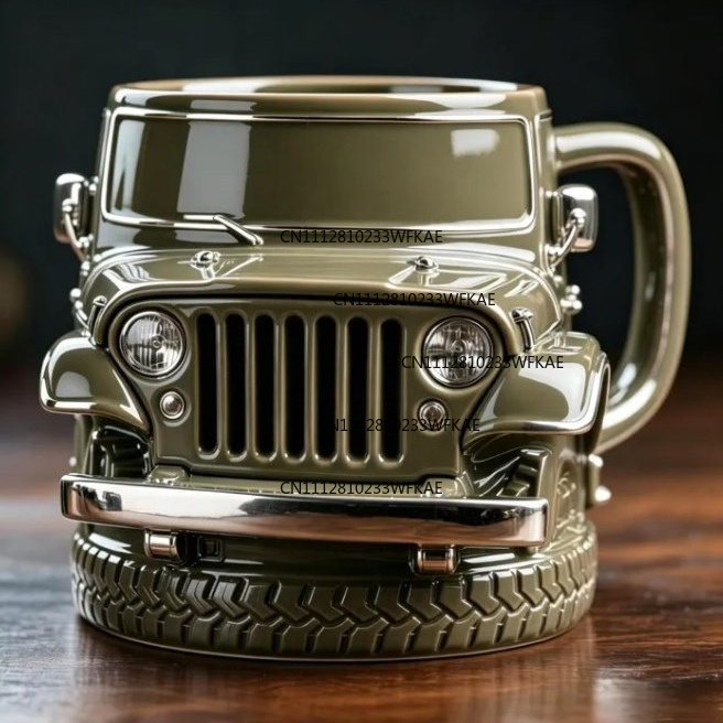 Coffee Tea Drink - 新しいワインカップ、ビールカップ、シンプルなベルトハンドル、大容量ティーカップ、家庭用ドリンクカップ、V8エンジンコーヒー
