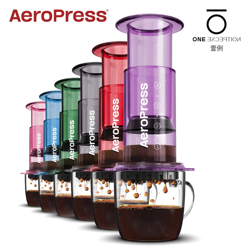 Aeropress Coffee Maker - エアロプレス 透明 クリア ハンドブリューイング コーヒーメーカー アウトドア