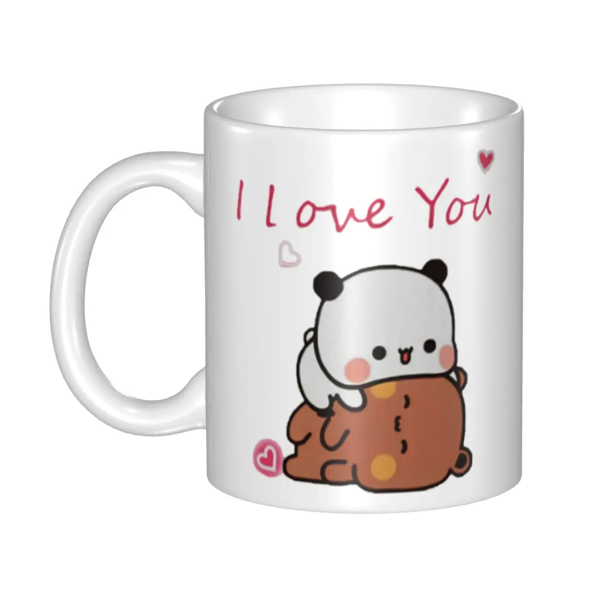 パンダとブラウニーのコーヒーマグ DIY パーソナライズされ - Coffee Tea Love のレビューと価格