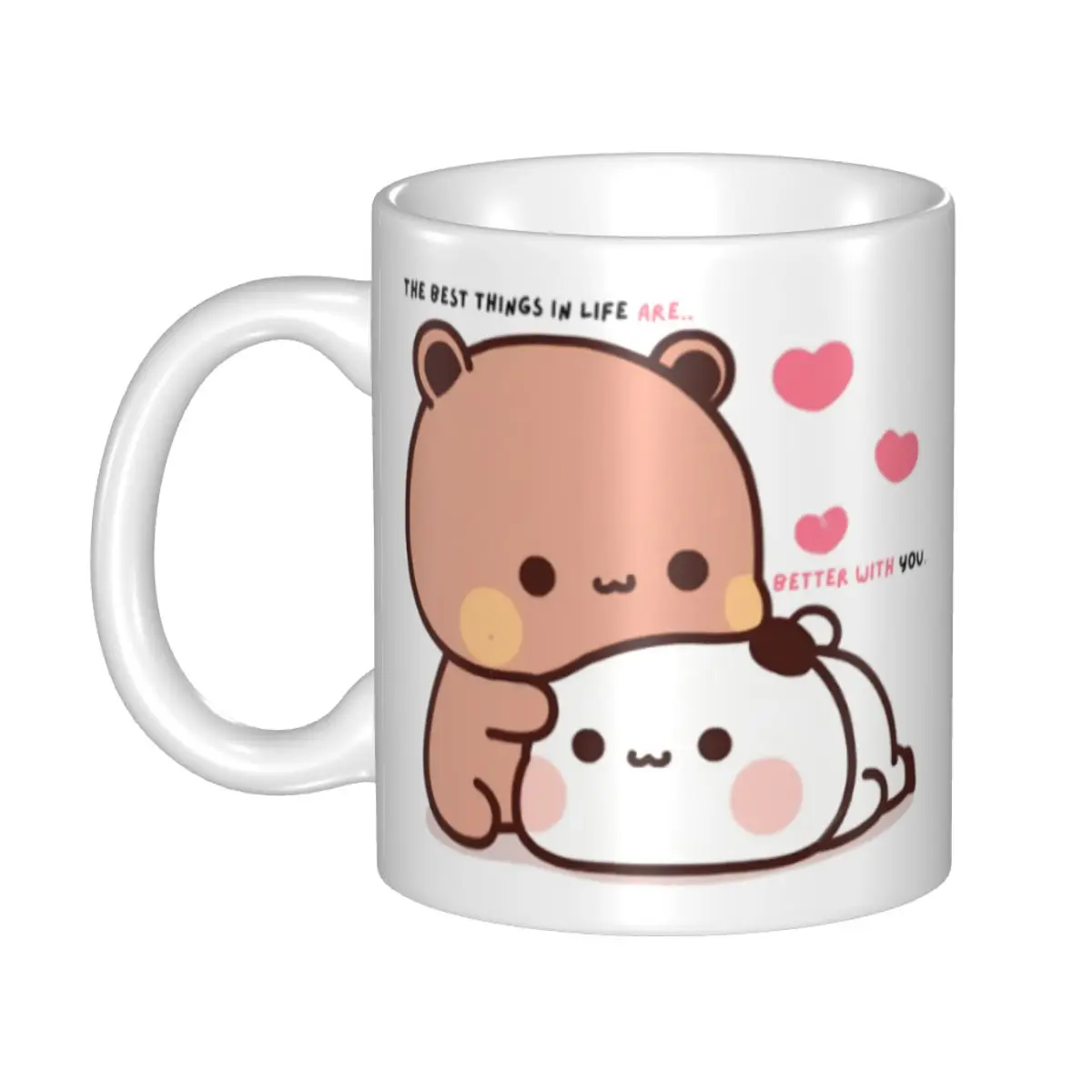 パンダとブラウニーのコーヒーマグ DIY パーソナライズされ - Coffee Tea Love のレビューと価格