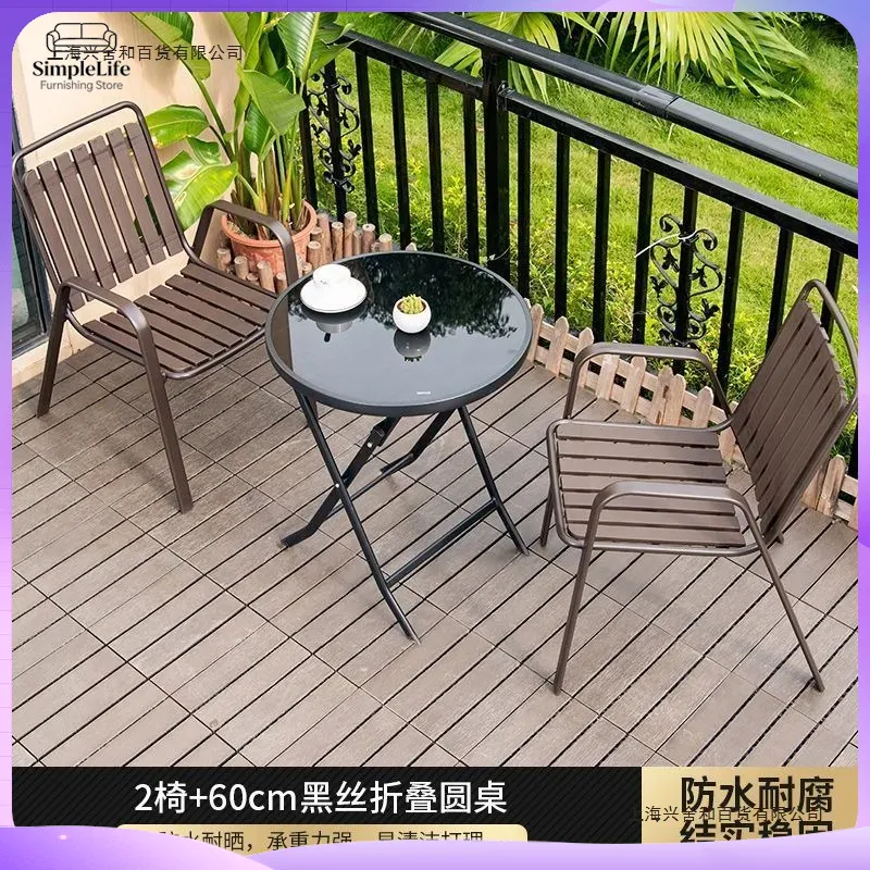 屋外木製コーヒーテーブル パティオバルコニーガーデン用 小さ - Coffee Tea Gardens のレビューと価格