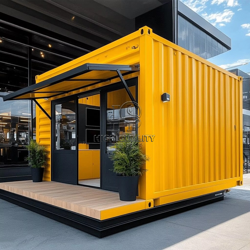 高級スチールサンドイッチパネルコンテナハウス ミニカフェ コ - Coffee Tea Kiosk のレビューと価格