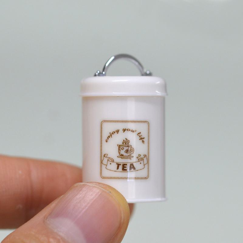 3 個ミニチュアドールハウスミニ食品/紅茶/コーヒー缶ラウン - Coffee Tea Bottle のレビューと価格
