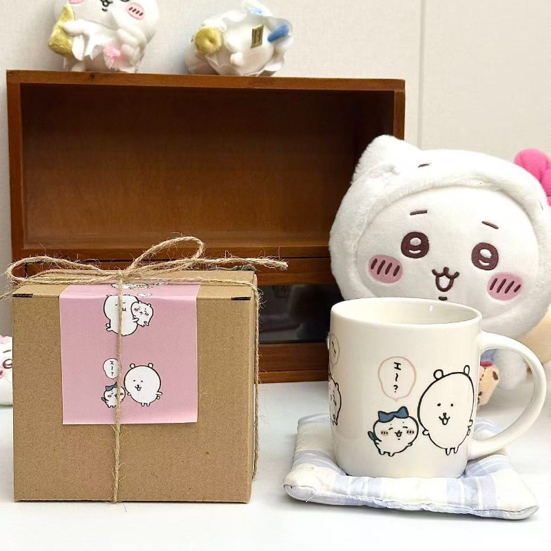 アニメちいかわジョークベア セラミックマグ ギフトボックス  - Good Coffee Tea のレビューと価格