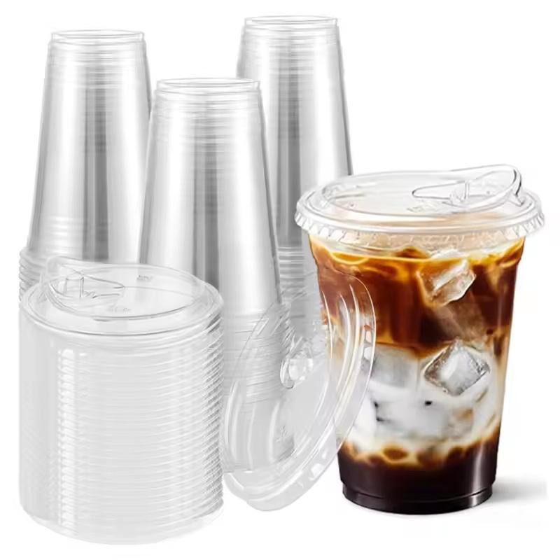 10個入り使い捨てPETプラスチックカップ アイスコーヒー、 - Lemon Tea Coffee のレビューと価格