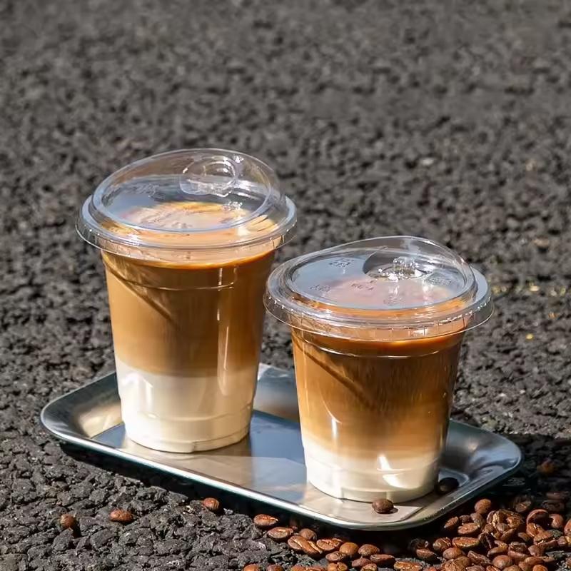 10個入り使い捨てPETプラスチックカップ アイスコーヒー、 - Lemon Tea Coffee のレビューと価格