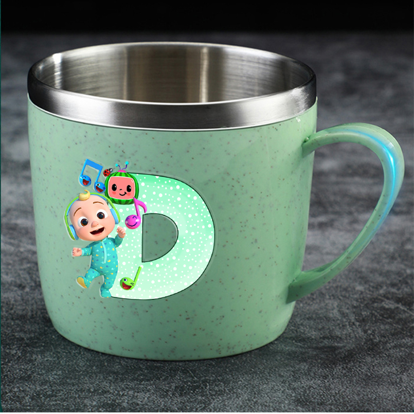 ココメロンステンレス鋼ウォーターカップ漫画プリントレターコー - Good Coffee Tea のレビューと価格