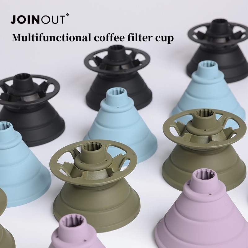 折りたたみコーヒーフィルターポータブルシリコーンドリップコー - Tea Coffee Pot Set のレビューと価格