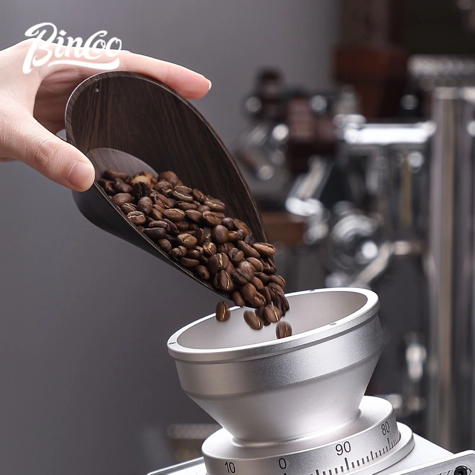 BINCOO コーヒー豆用量トレイ計量無垢材クルミ豆シャベル - Coffee Tea Bean のレビューと価格