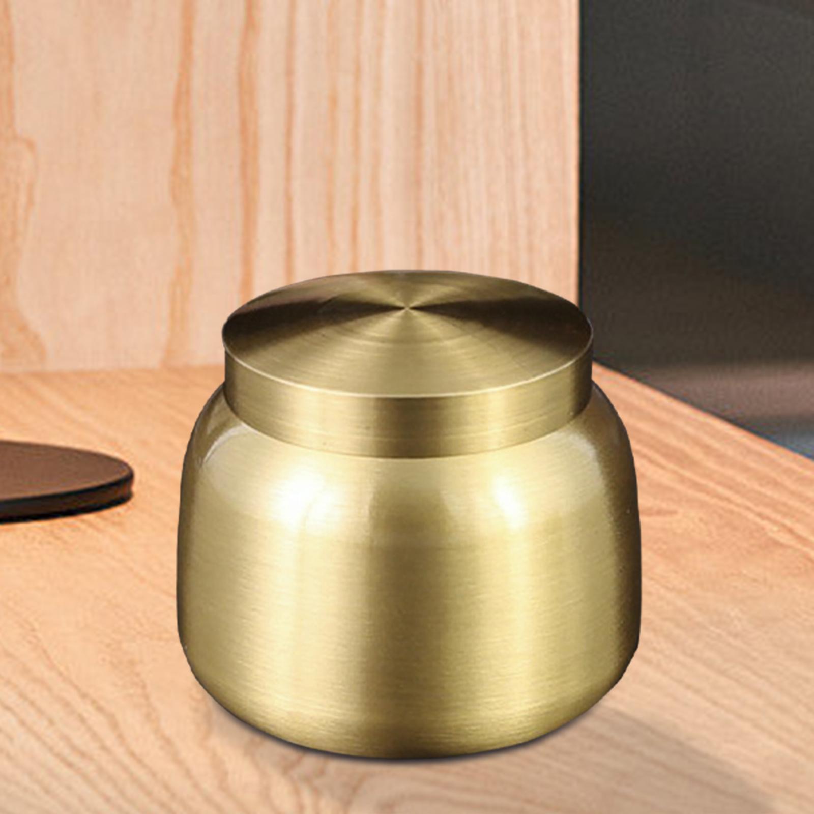 銅製茶筒ペット用骨壷多機能ミニエアタイト蓋付きコーヒー豆用 - Coffee Tea Urn のレビューと価格