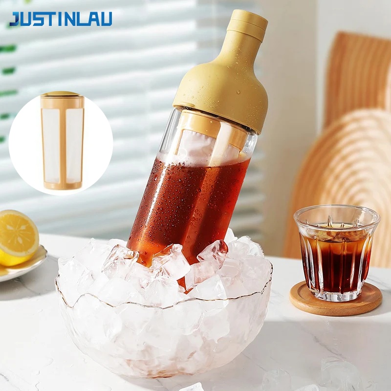JUSTINLAU 1L コールドブリューコーヒーピッチャー - Tea Coffee Pot Set のレビューと価格