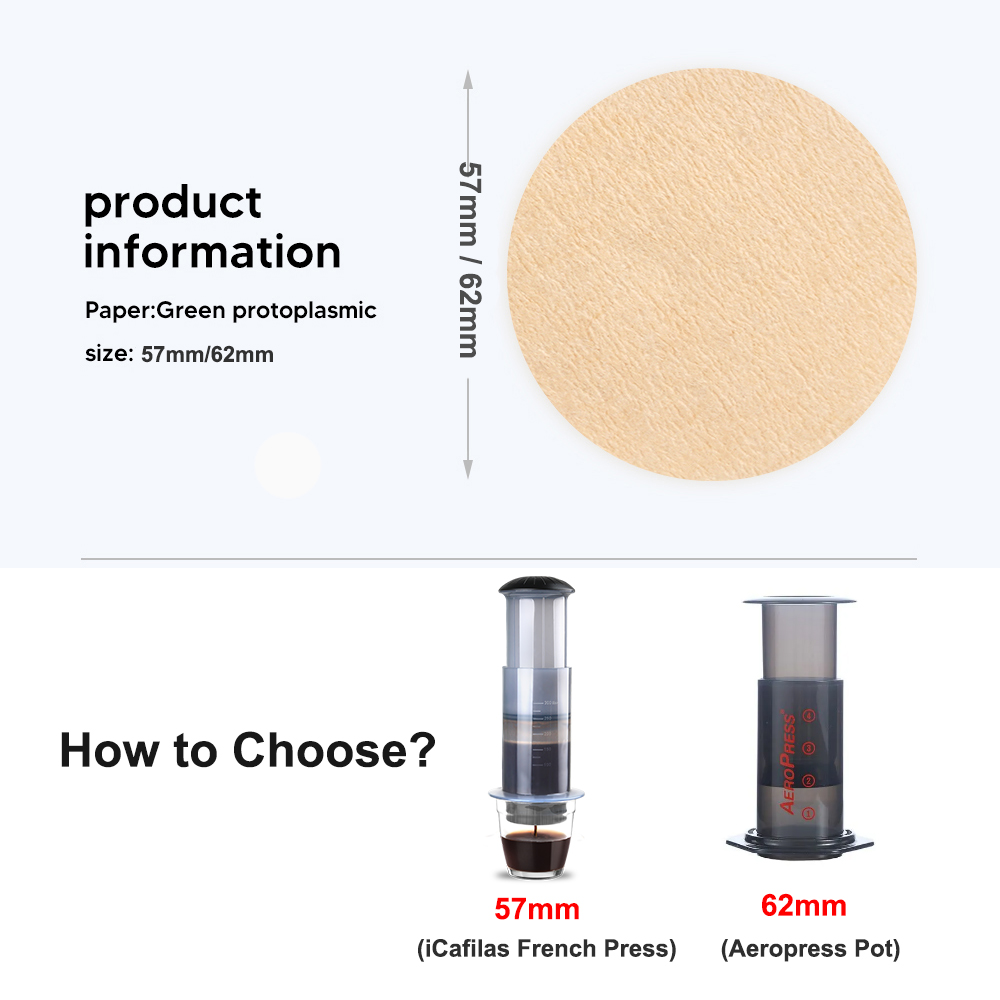 エアレスポータフィルター用コーヒーペーパー、コーヒーメーカー - Aeropress Coffee Maker のレビューと価格