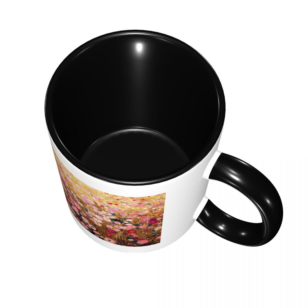 グスタフ・クリムトピンクフラワーガーデンマグ面白いセラミック - Coffee Tea Gardens のレビューと価格