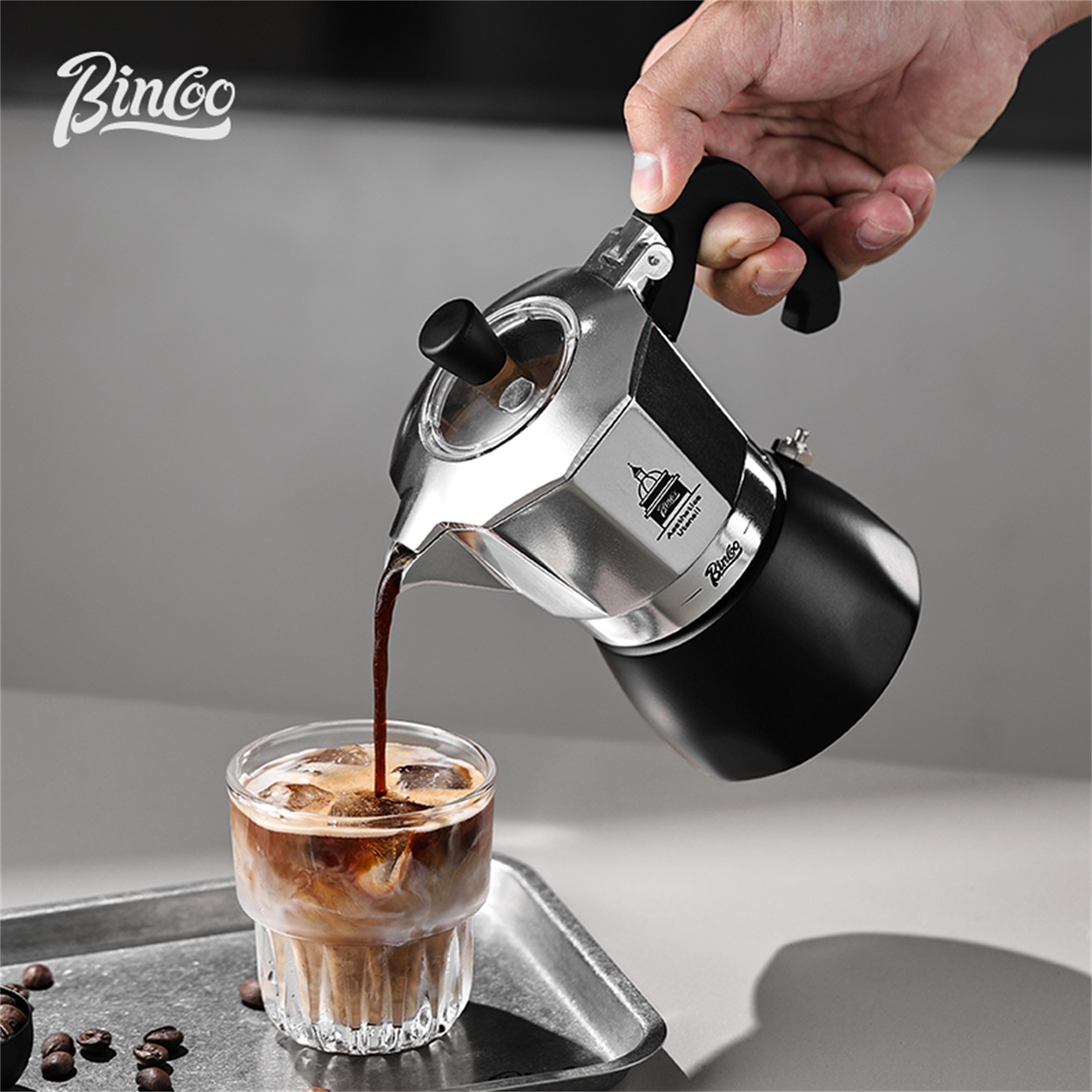 BINCOO ダブルバルブモカポット、エスプレッソ抽出コーヒ - Coffee Tea Making Machine のレビューと価格