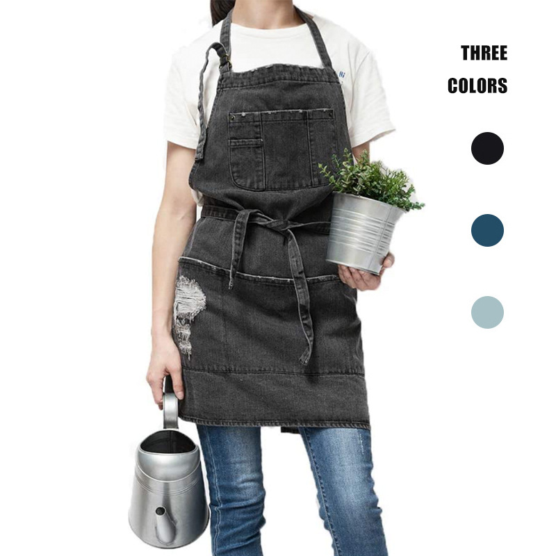 日本製ウォッシュコットンデニムエプロン、拡大コーヒーショップ - Coffee Tea Gardens のレビューと価格