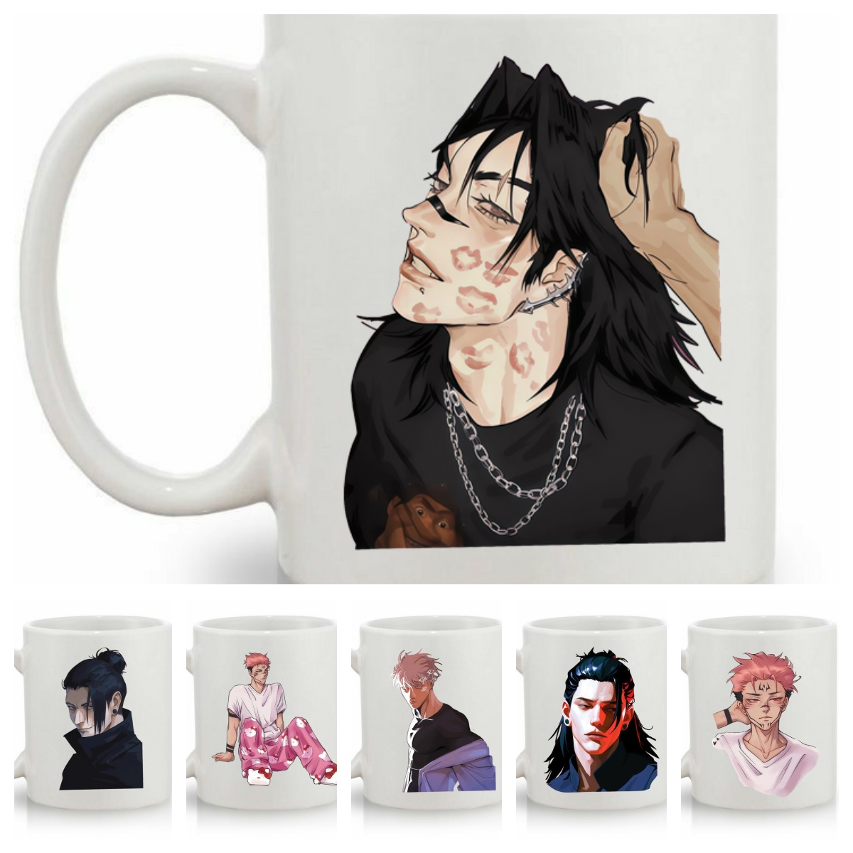 JJK 五条悟アニメ柄 セラミックマグカップ 330ml 寝 - Good Coffee Tea のレビューと価格
