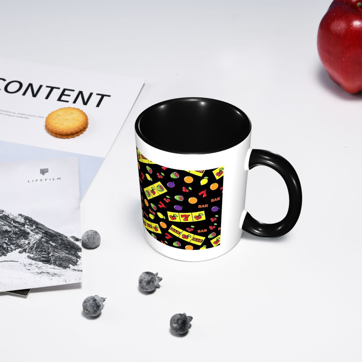 カジノラッキースロットチェリーメロンレモンフルーツマグ面白い - Lemon Tea Coffee のレビューと価格