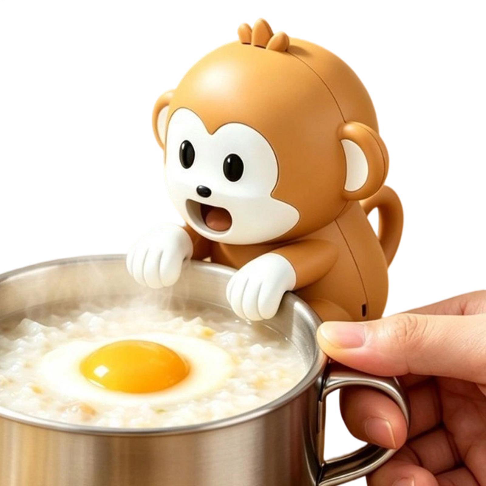 ミニクリップ式カップファン 3段階風量調節 可愛い猿型 ポー - Good Coffee Tea のレビューと価格
