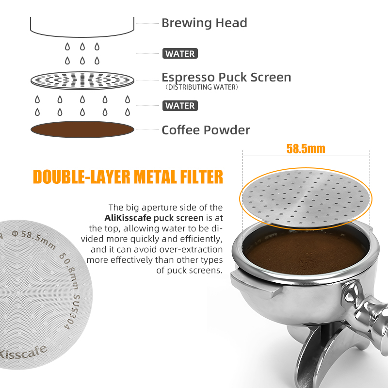Alikisscafe-コーヒーメーカー用エスプレッソフィル - Coffee Tea Making Machine のレビューと価格