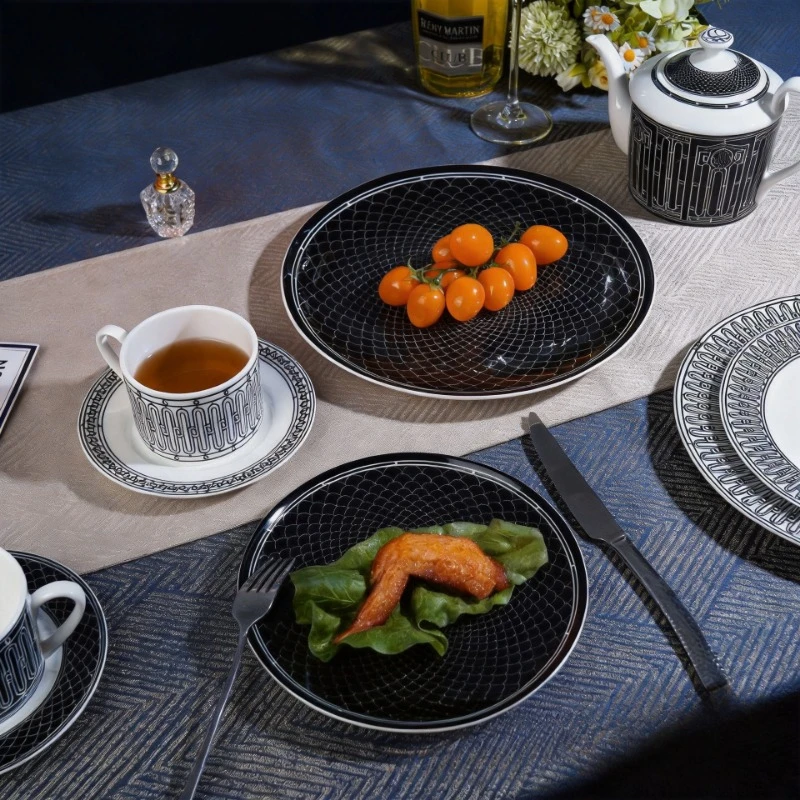 シンプルなヨーロピアンスタイルのティーセット、セラミックコー - Tea Coffee Pot Set のレビューと価格