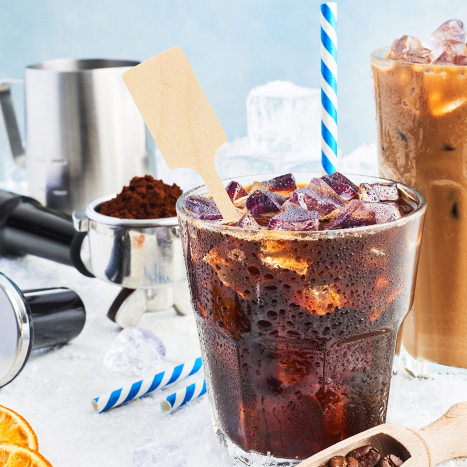 100本入り木製コーヒースティック 使い捨て攪拌棒 ホット・ - Coffee Tea Drink のレビューと価格