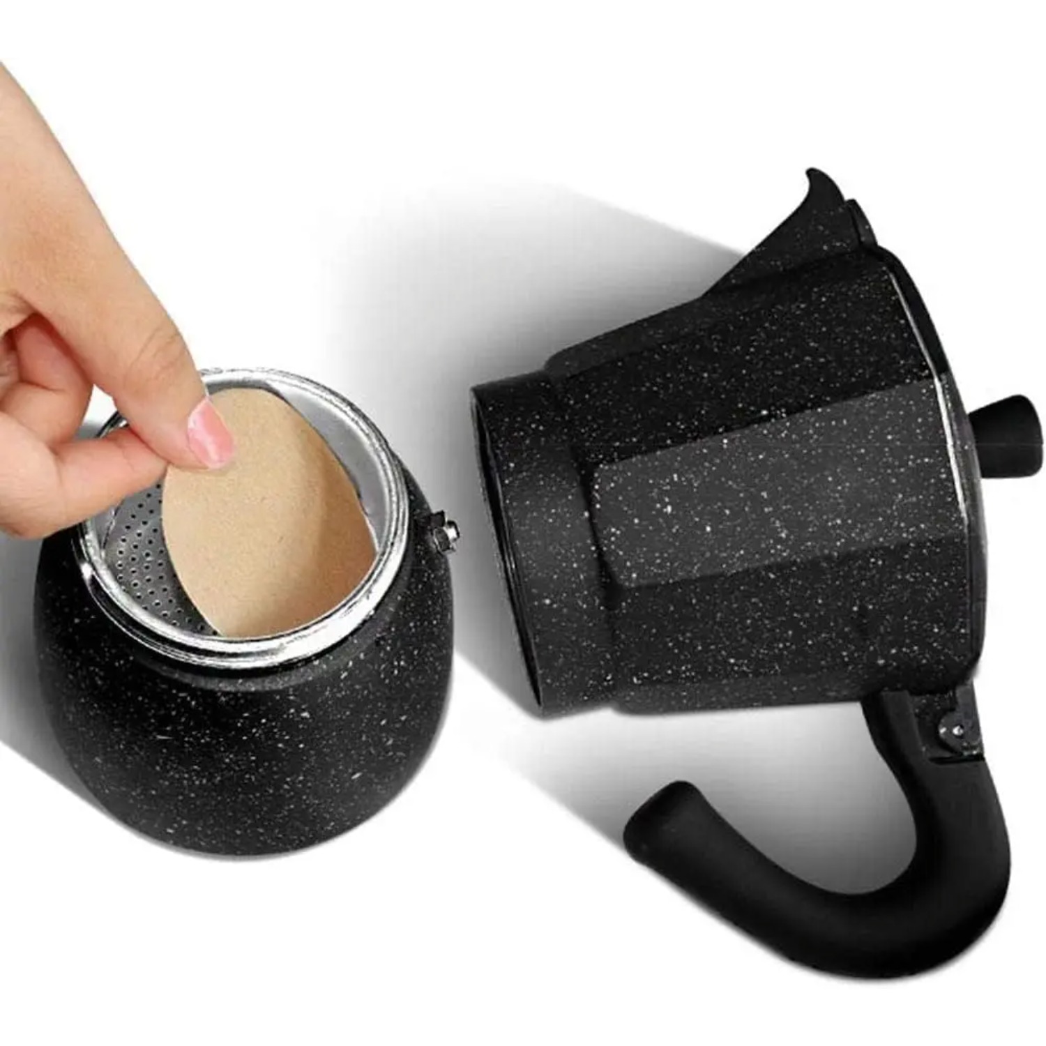 60mm 100枚入り 丸型使い捨てコーヒーフィルター用紙  - Aeropress Coffee Maker のレビューと価格