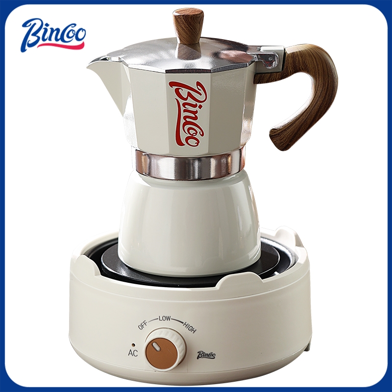 ビンクー モカポットと電気コンロのコンボ エスプレッソメーカ - Coffee Tea Making Machine のレビューと価格