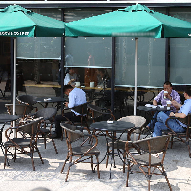 屋外ガーデンラタン中庭ラタンティーテーブルチェアセットカフェ - Coffee Tea Gardens のレビューと価格