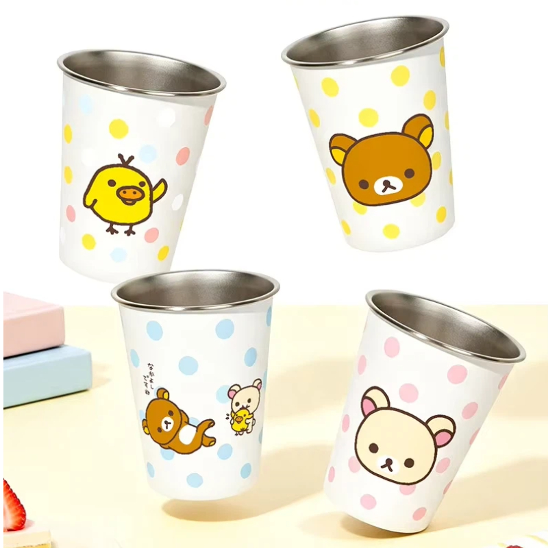 かわいいリラックマ キイロイトリ ステンレス製カップ 漫画ト - Good Coffee Tea のレビューと価格
