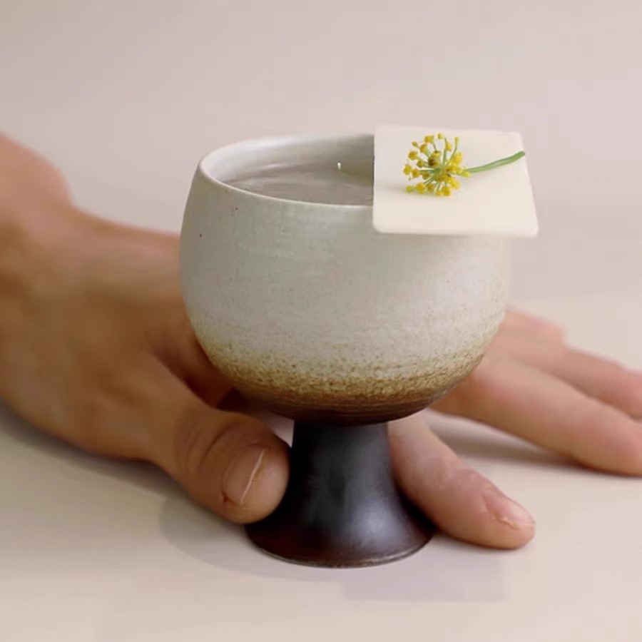 新しいバー中華風セラミックカクテルカップセット、パーソナライ - Coffee Tea Drink のレビューと価格