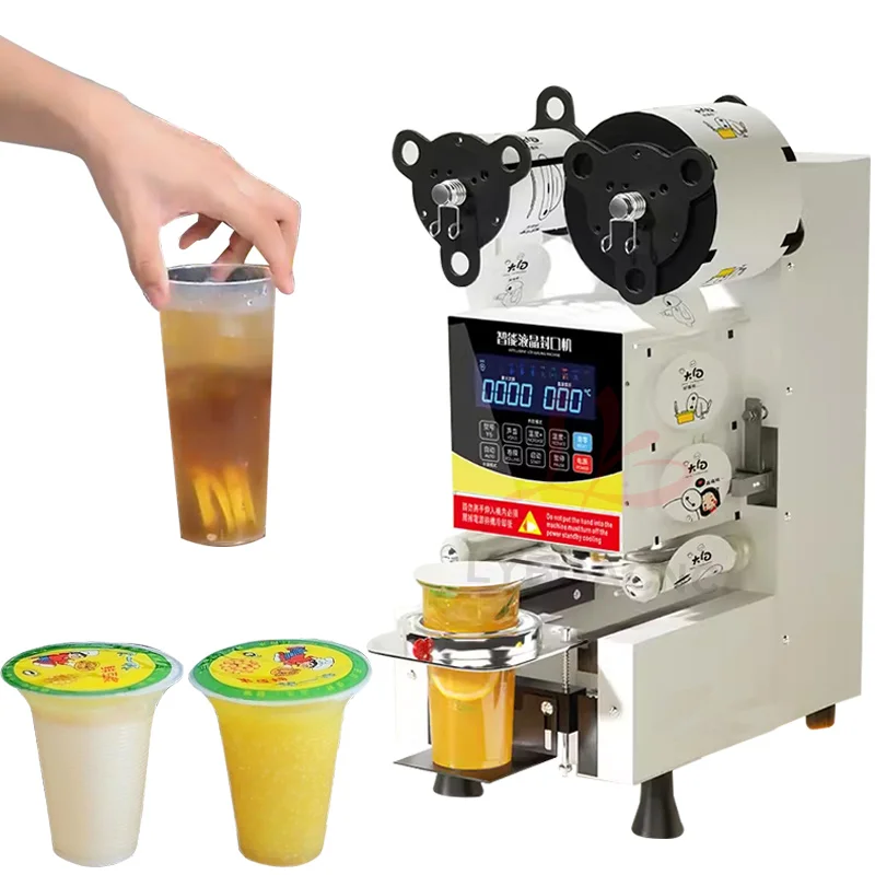 LYプラスチック製紙コップシーリングマシン、ミルクティー、コ - Coffee Tea Drink のレビューと価格