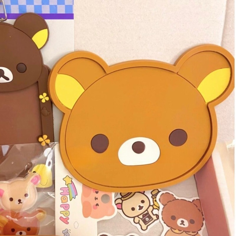 かわいいリラックマカップコースター断熱ノンスリップパッド漫画 - Good Coffee Tea のレビューと価格