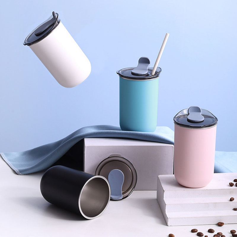 蓋付き断熱水筒、ワイングラス、サーモコーヒーカップマグ、ジュ - Coffee Tea Bottle のレビューと価格