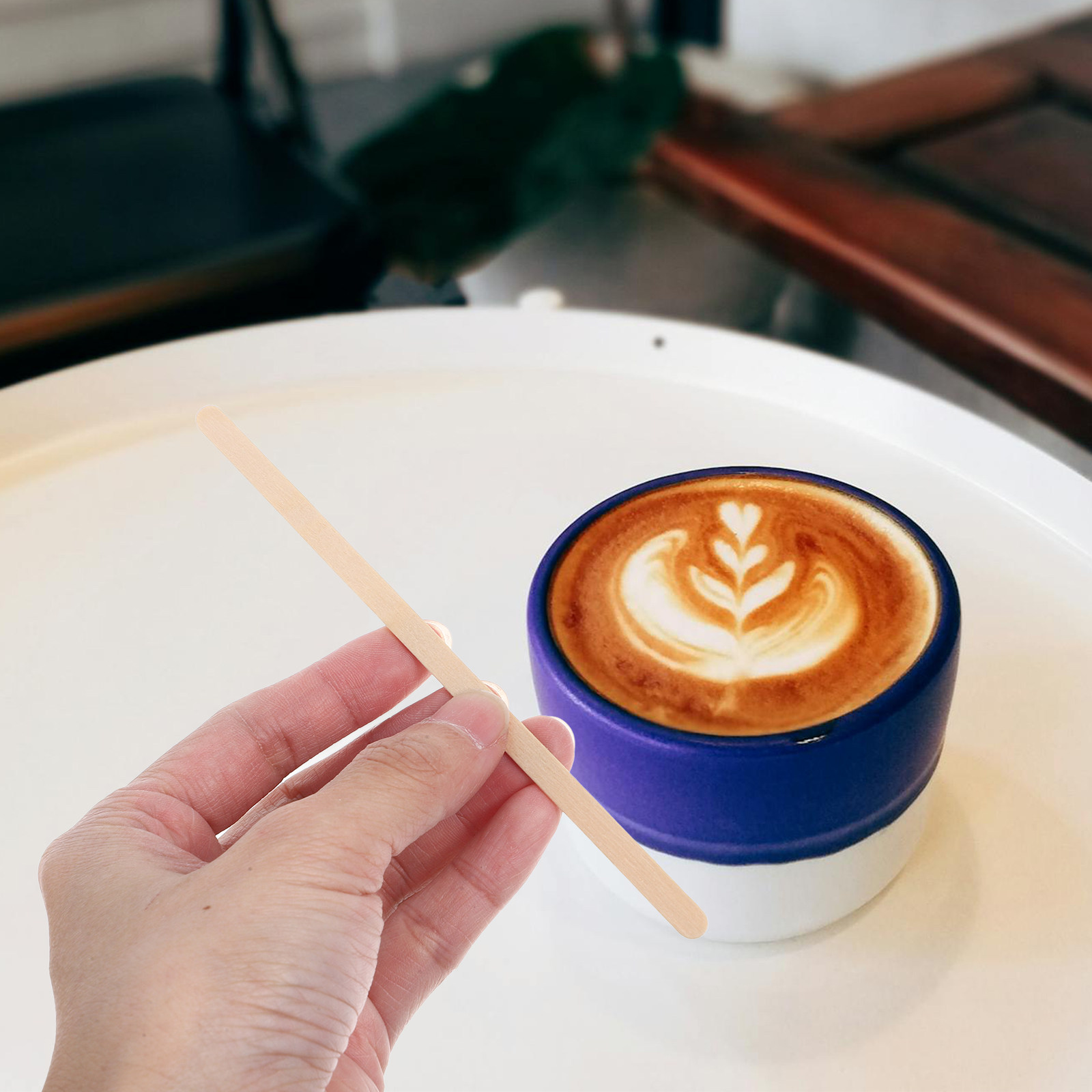 1000本入り木製コーヒースティック、サステナブルな使い捨て - Coffee Tea Drink のレビューと価格