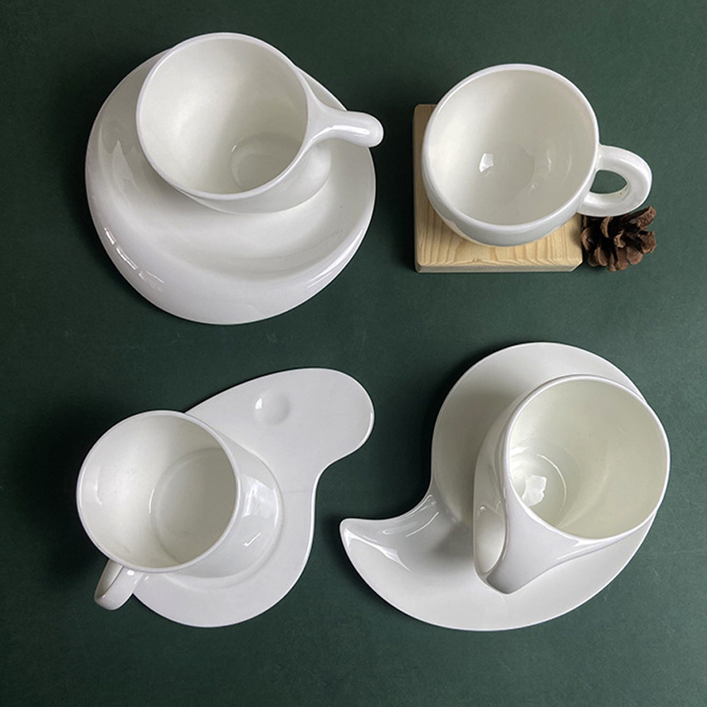 1セットセラミックコーヒーカップ＆ソーサーキット、エレガント - Coffee Tea Gift のレビューと価格