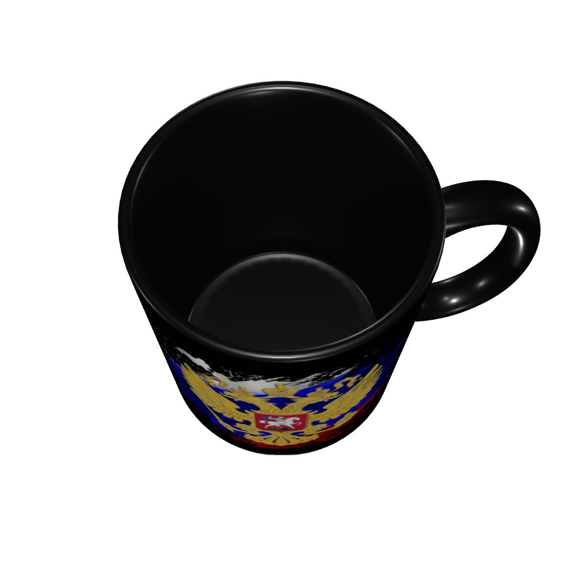 ロシア鷲の紋章コーヒーマグ DIY パーソナライズされたロシ - Coffee Tea Bottle のレビューと価格