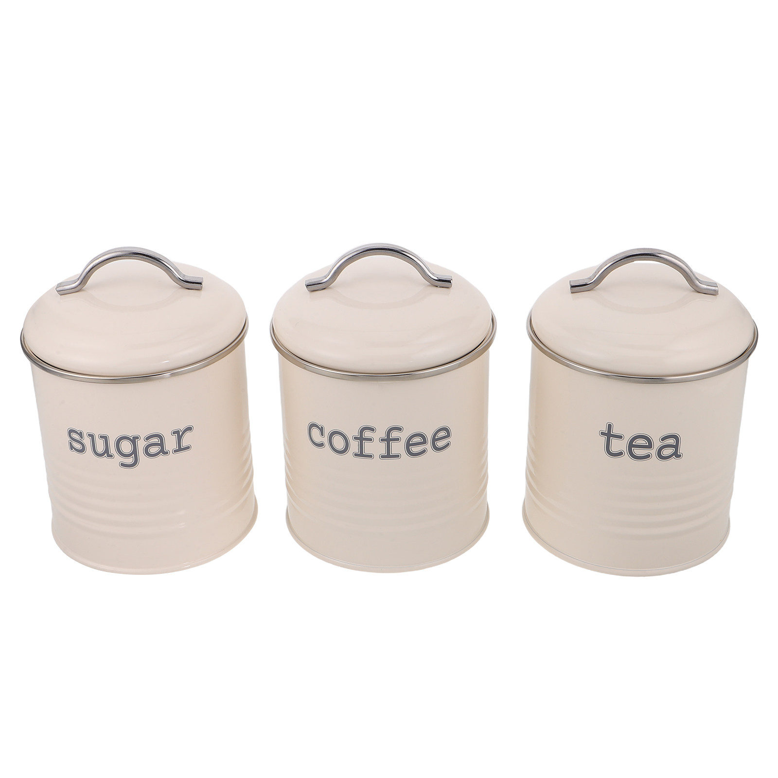 3個セット 密閉コーヒー豆容器セット 気密茶葉砂糖キャニスタ - Coffee Tea Bean のレビューと価格