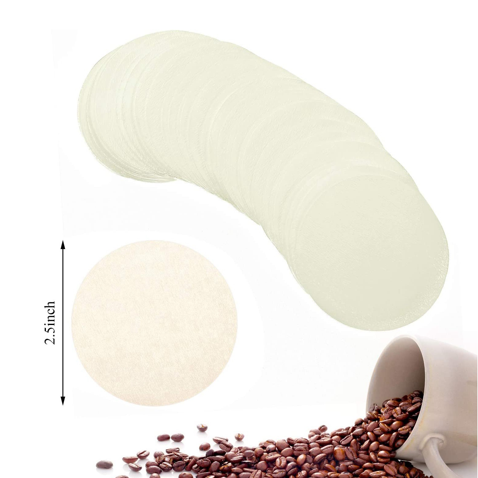 使い捨て交換用ペーパーフィルター,500個,コーヒーメーカー - Aeropress Coffee Maker のレビューと価格